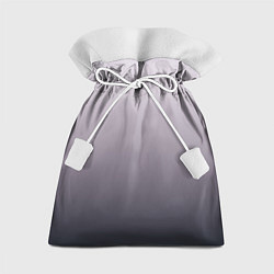 Мешок для подарков Бледный серо-пурпурный градиент, цвет: 3D-принт