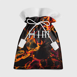 Мешок для подарков HIM red lava, цвет: 3D-принт