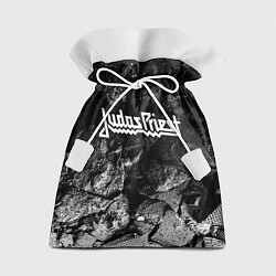 Мешок для подарков Judas Priest black graphite, цвет: 3D-принт