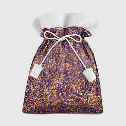 Мешок для подарков Драгоценный фиолетово-медный абстракция, цвет: 3D-принт
