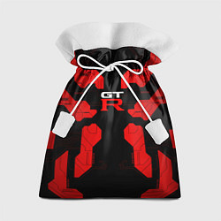 Мешок для подарков Nissan GTR - Cyber red, цвет: 3D-принт