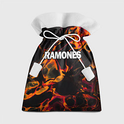 Мешок для подарков Ramones red lava, цвет: 3D-принт