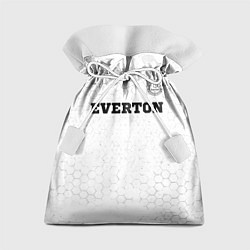 Мешок для подарков Everton sport на светлом фоне посередине, цвет: 3D-принт