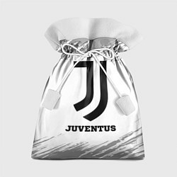 Мешок для подарков Juventus sport на светлом фоне, цвет: 3D-принт