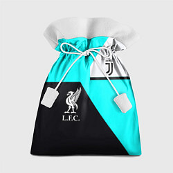 Мешок для подарков Juventus x Liverpool geometry, цвет: 3D-принт