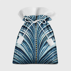 Мешок для подарков Вышивка линий на джинсах, цвет: 3D-принт