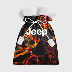 Мешок для подарков Jeep red lava, цвет: 3D-принт