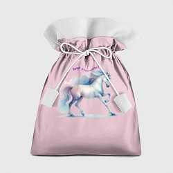 Мешок для подарков Чаруй реальность на розовом, цвет: 3D-принт