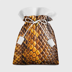 Мешок для подарков Текстурная кожа кобры, цвет: 3D-принт