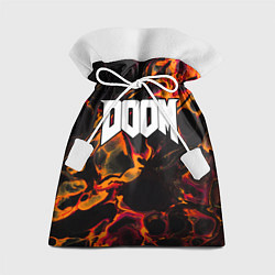 Мешок для подарков Doom red lava, цвет: 3D-принт