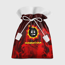 Мешок для подарков Serious Sam fire, цвет: 3D-принт