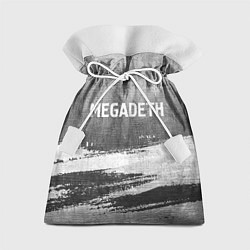 Мешок для подарков Megadeth - grey gradient посередине, цвет: 3D-принт