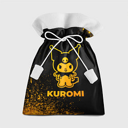 Мешок для подарков Kuromi - gold gradient, цвет: 3D-принт