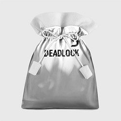 Мешок для подарков Deadlock glitch на светлом фоне посередине, цвет: 3D-принт