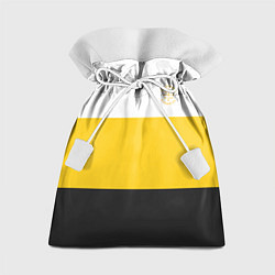 Мешок для подарков Мы русские с нами Бог НИКА желтая патриоты, цвет: 3D-принт