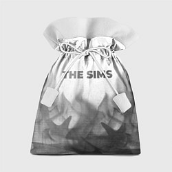 Мешок для подарков The Sims - white gradient посередине, цвет: 3D-принт