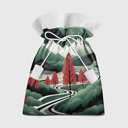 Мешок для подарков Дорога на природу, цвет: 3D-принт