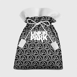 Мешок для подарков Linkin park pattern, цвет: 3D-принт