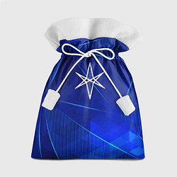 Мешок для подарков Bring Me the Horizon blue poly, цвет: 3D-принт