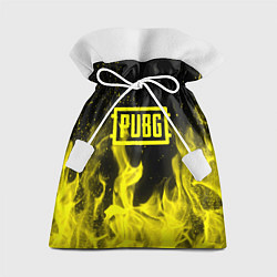 Мешок для подарков PUBG fire yellow, цвет: 3D-принт