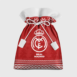 Мешок для подарков Новогодний Real Madrid, цвет: 3D-принт