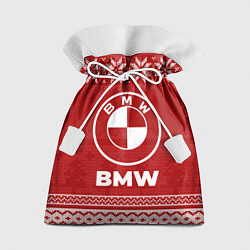 Мешок для подарков Новогодний BMW, цвет: 3D-принт