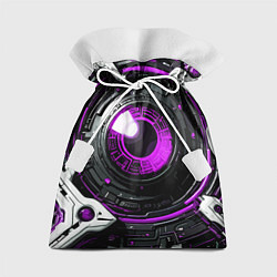 Мешок для подарков Фиолетовая сфера киберпанк, цвет: 3D-принт