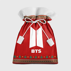 Мешок для подарков BTS new year, цвет: 3D-принт