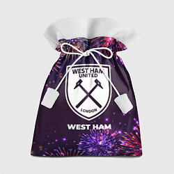 Мешок для подарков Праздничный West Ham, цвет: 3D-принт