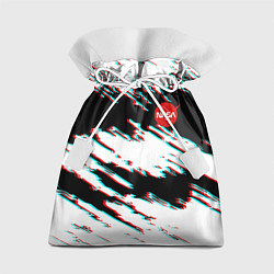 Мешок для подарков Nasa glitch color, цвет: 3D-принт