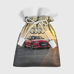 Мешок для подарков Audi RS 7 на закате солнца, цвет: 3D-принт