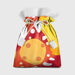 Мешок для подарков Теплая африканская абстракция, цвет: 3D-принт