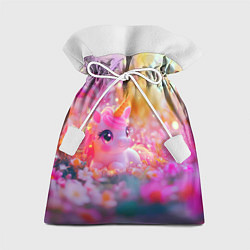 Мешок для подарков Маленькая милая единорожка, цвет: 3D-принт