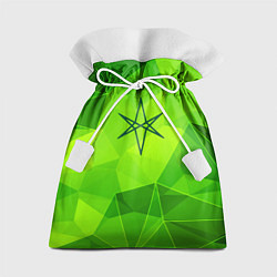 Мешок для подарков Bring Me the Horizon green poly, цвет: 3D-принт