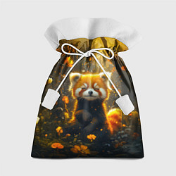 Мешок для подарков Умилительная красная панда, цвет: 3D-принт