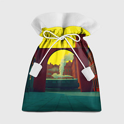 Мешок для подарков Арт с поездом, цвет: 3D-принт