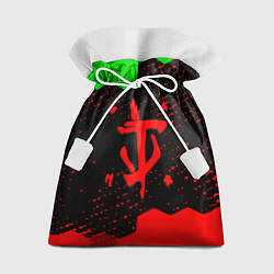 Мешок для подарков Doom лого соты текстура, цвет: 3D-принт