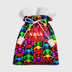 Мешок для подарков NASA smile, цвет: 3D-принт