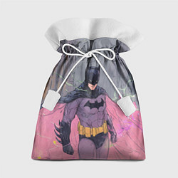 Мешок для подарков Бэтмен с розовым плащом, цвет: 3D-принт