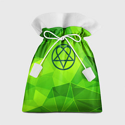 Мешок для подарков HIM green poly, цвет: 3D-принт
