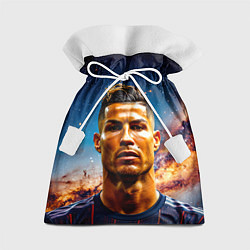 Мешок для подарков Криштиану Роналду в космосе, цвет: 3D-принт