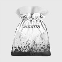 Мешок для подарков Nissan - white gradient посередине, цвет: 3D-принт