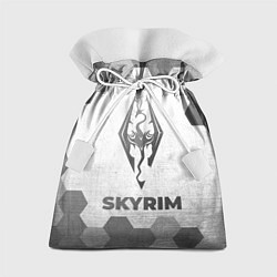 Мешок для подарков Skyrim - white gradient, цвет: 3D-принт