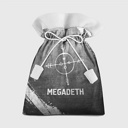 Мешок для подарков Megadeth - grey gradient, цвет: 3D-принт