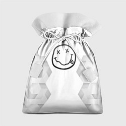 Мешок для подарков Nirvana white poly, цвет: 3D-принт