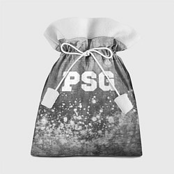 Подарочный мешок PSG - grey gradient посередине