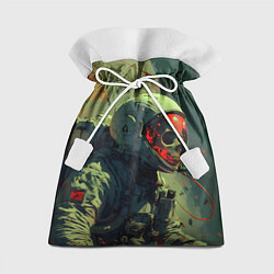 Мешок для подарков Скелет в скафандре - космонавт, цвет: 3D-принт