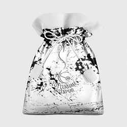 Подарочный мешок Тоттенхэм черно белые краски