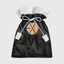 Мешок для подарков Exo golden poly, цвет: 3D-принт