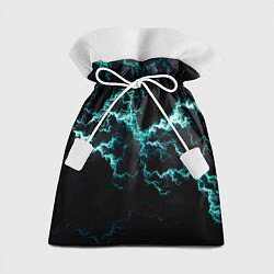 Мешок для подарков Lightning light blue glow, цвет: 3D-принт